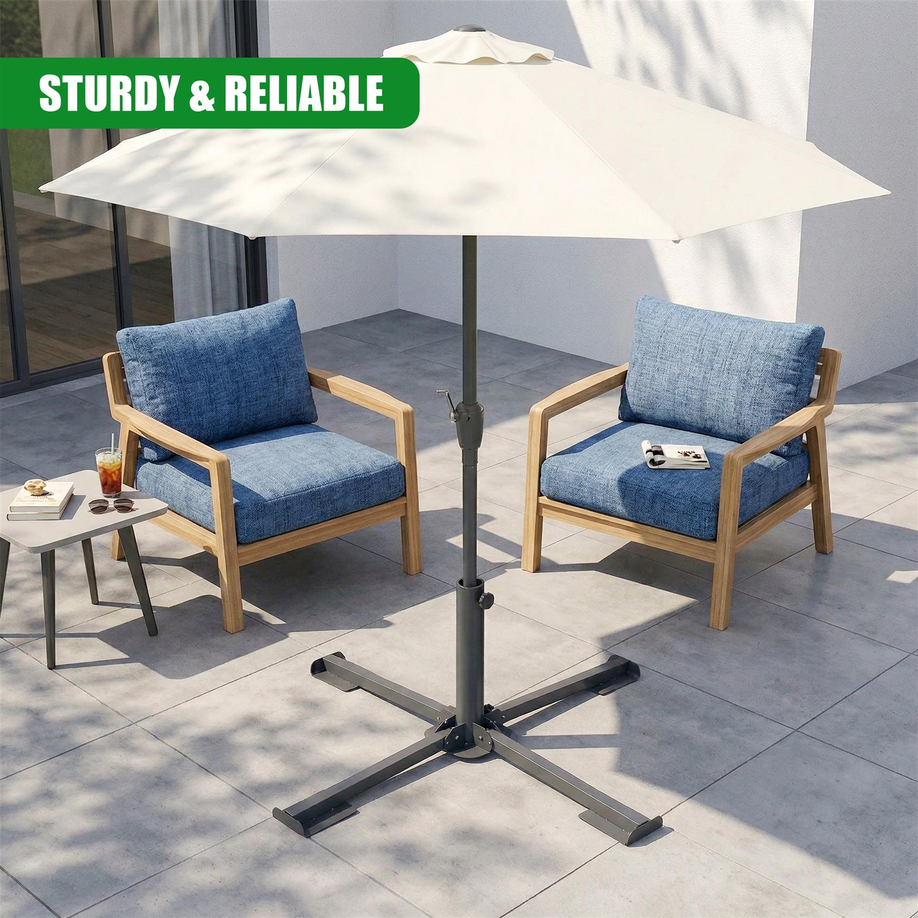Metal Foldable Parasol Base