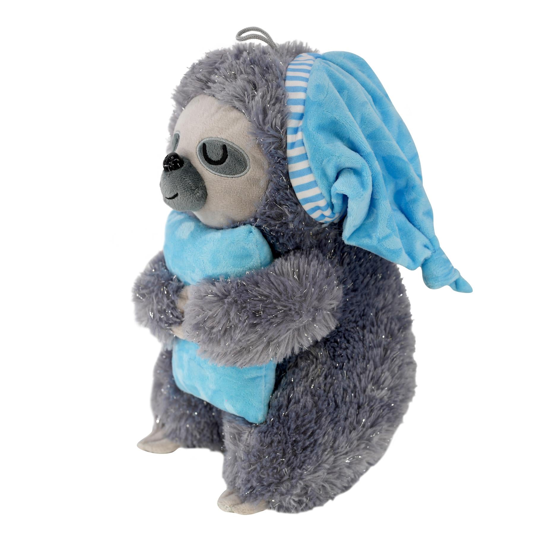 The Magic Toy Shop Sloth Plush Toy Stuffed Animal  Baby Gift Blue