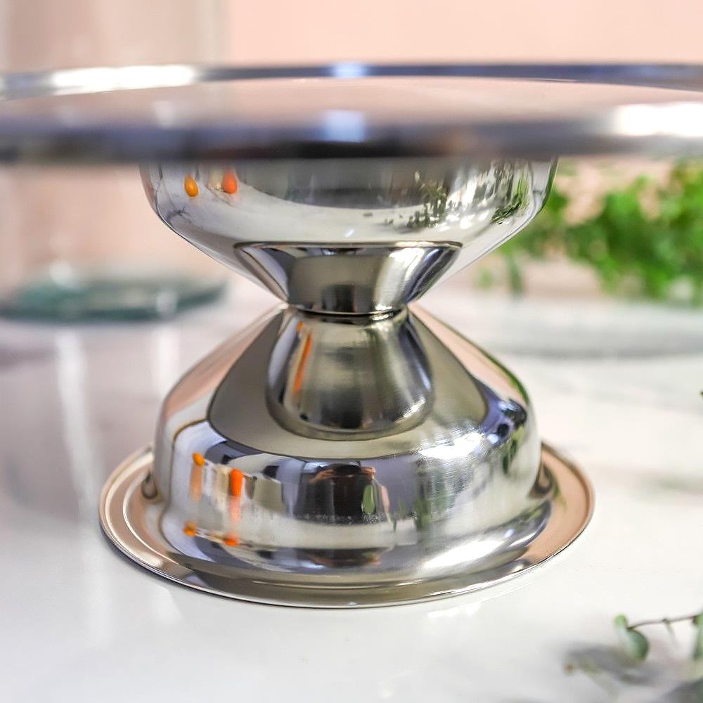 Stainless Steel Cake Stand 33 cm by GEEZY - The Magic Toy Shop