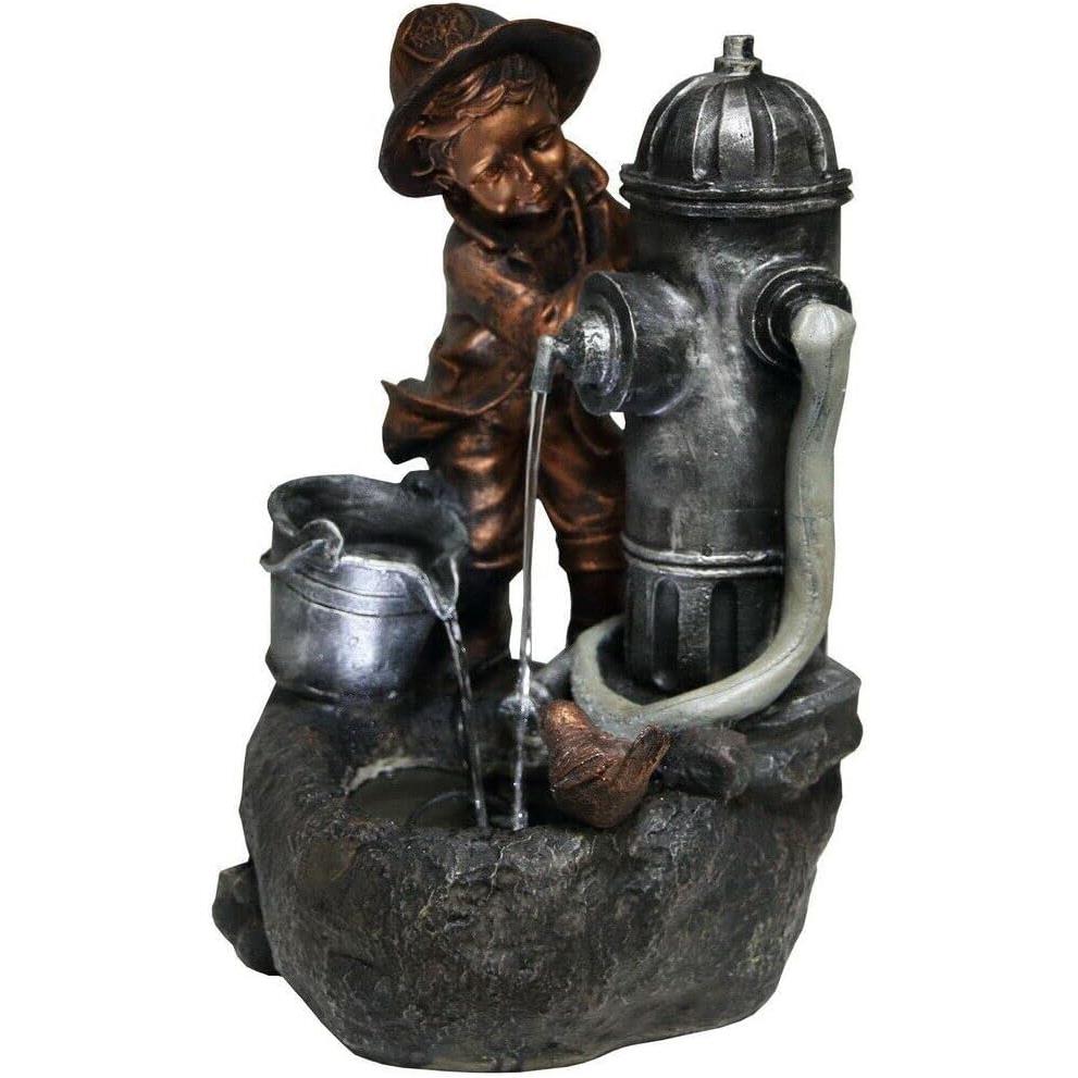 Hydrant Boy LED Fountain Indoor Outdoor