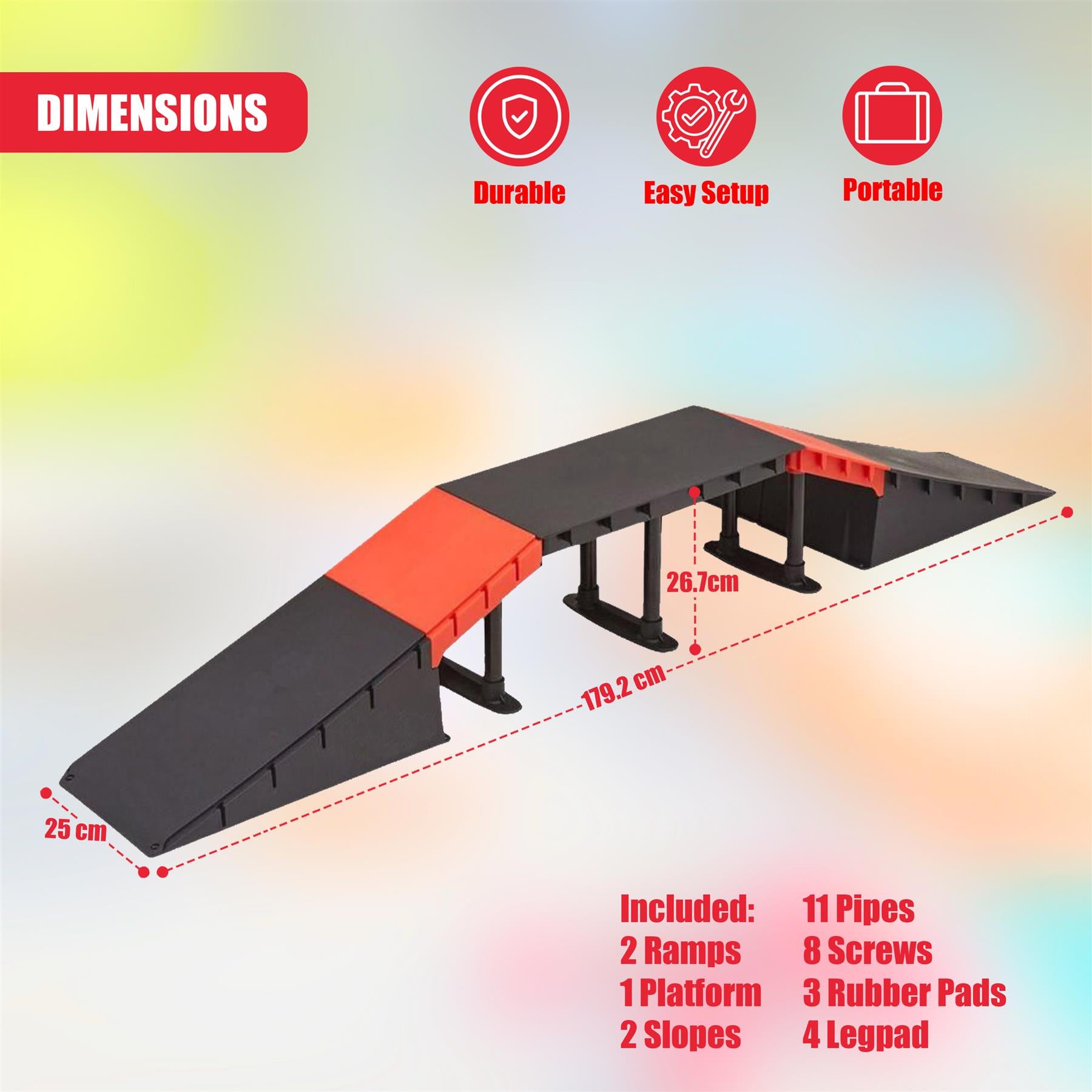 Multi-Functional 6-in-1 Ramp Set by GEEZY - The Magic Toy Shop