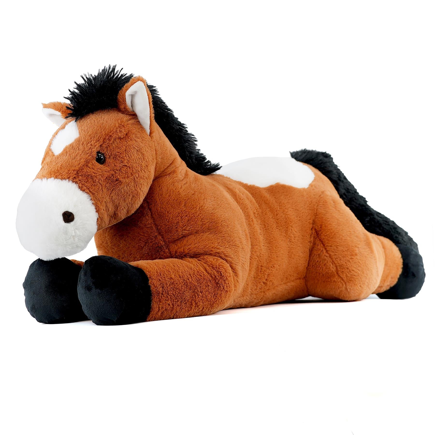 25" Brown Horse Soft Toy