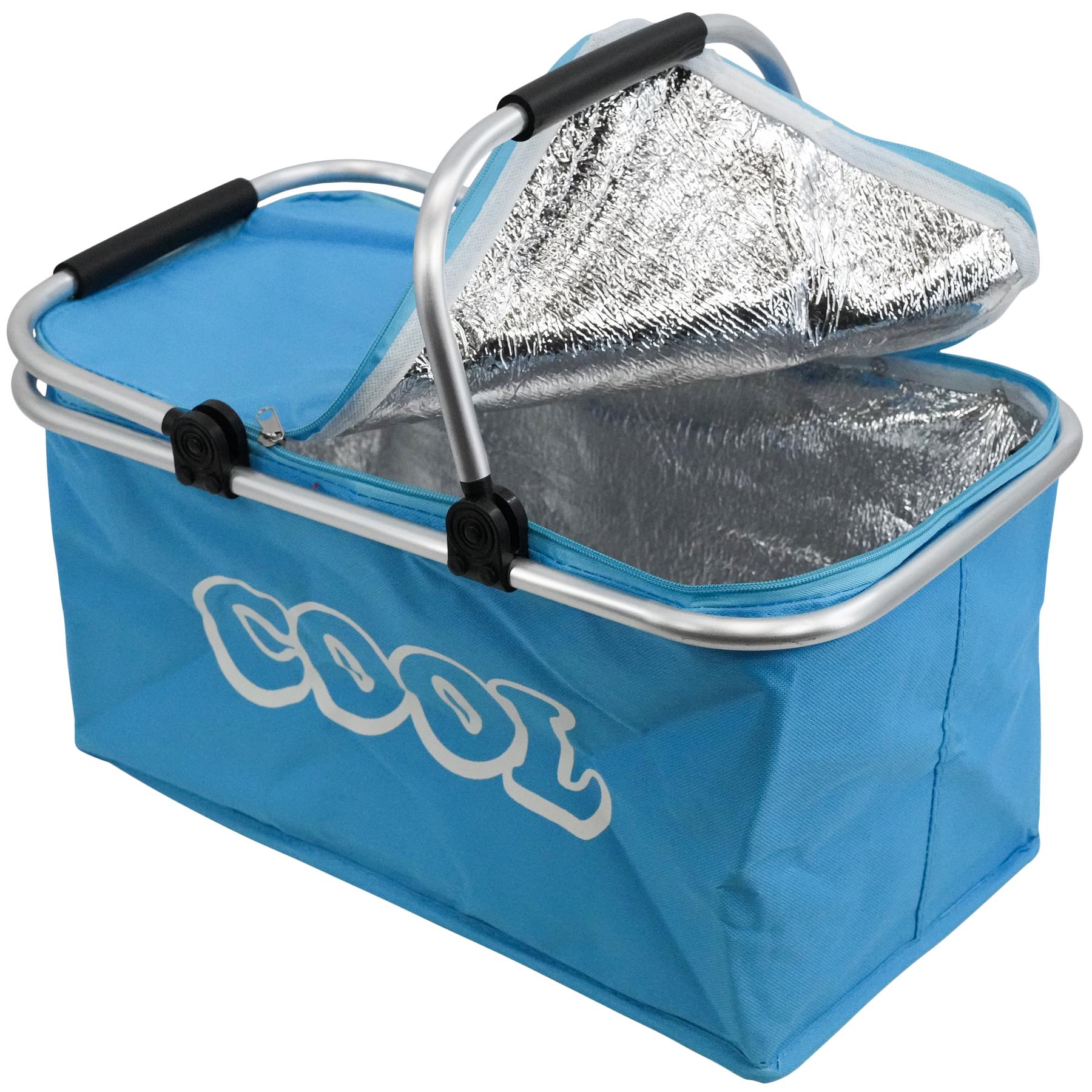 GEEZY Blue Cooler Basket Bag