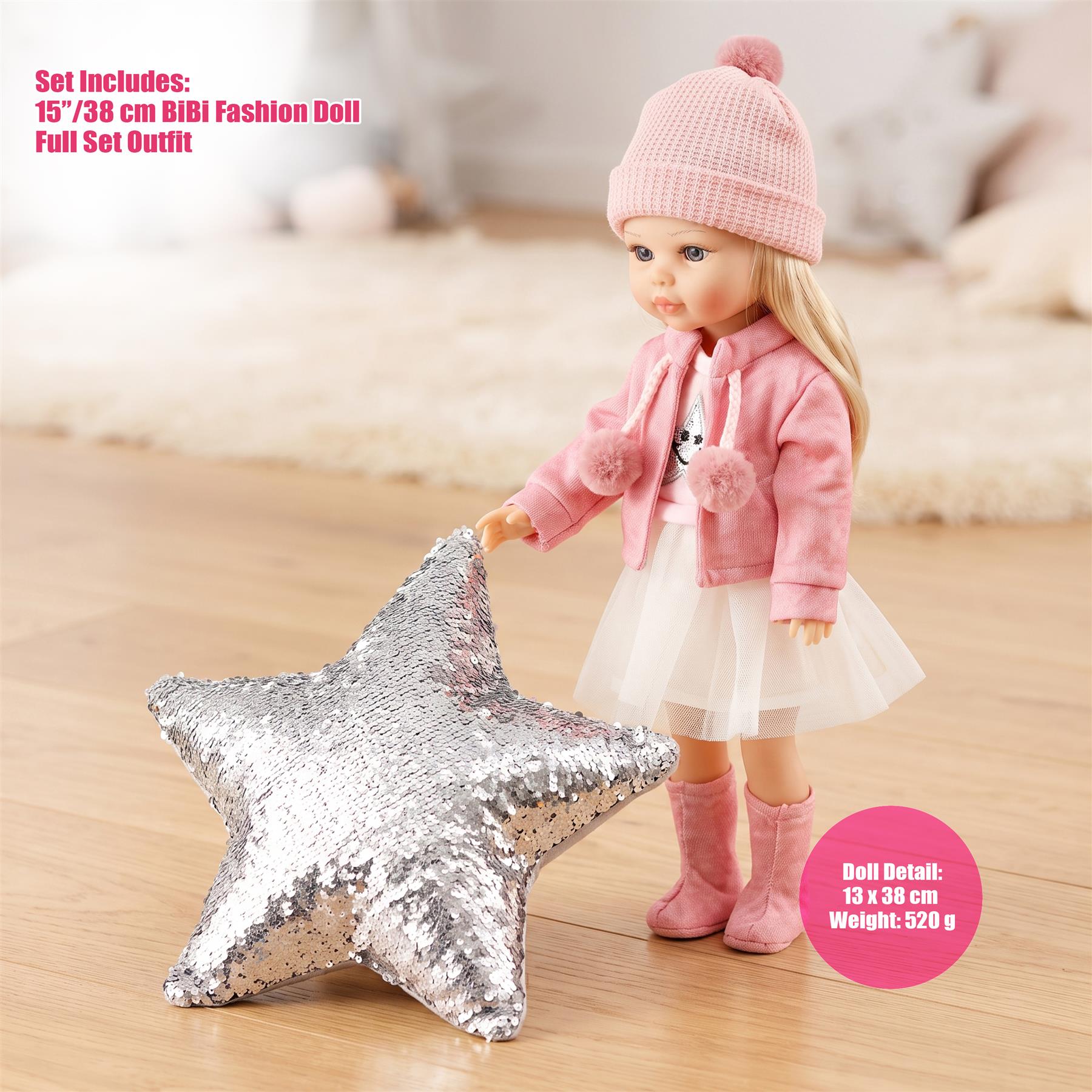 BiBi Fashion Doll "Ava Williams" (38 cm / 15")