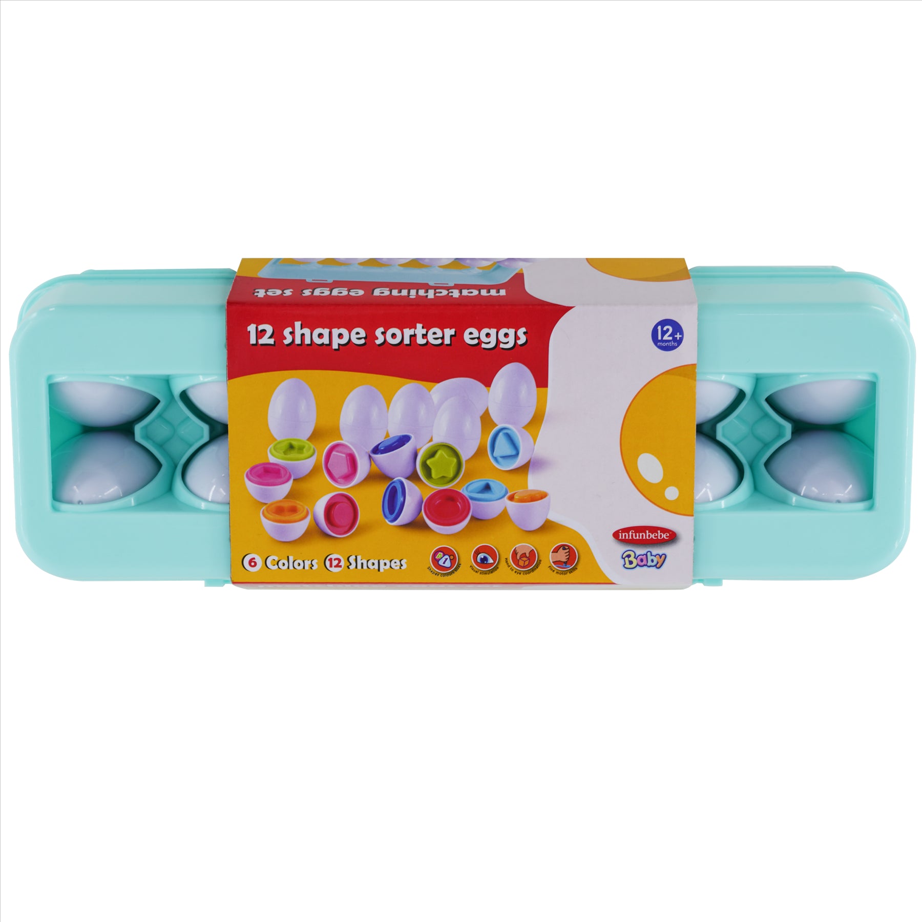 12 Shape Sorter Eggs by The Magic Toy Shop - The Magic Toy Shop