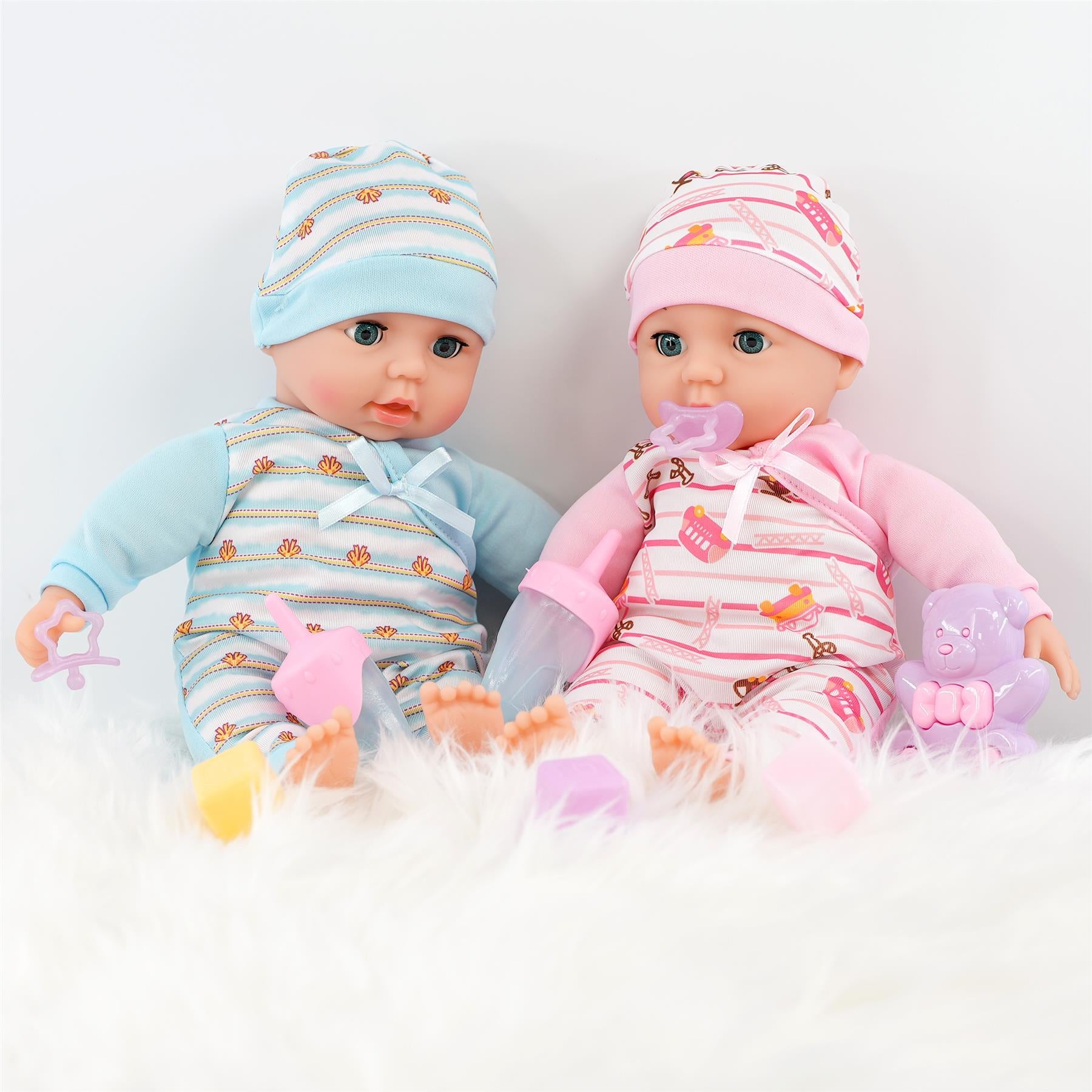 Twins Baby Girl & Boy Dolls by The Magic Toy Shop - The Magic Toy Shop