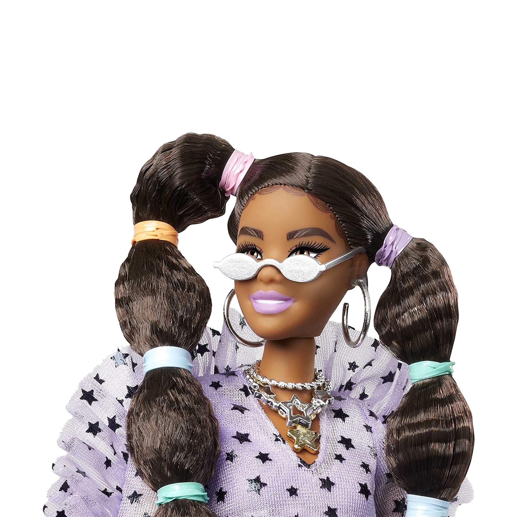 Barbie Doll Barbie Extra Doll with Pigtails and Bobble Hair Playset