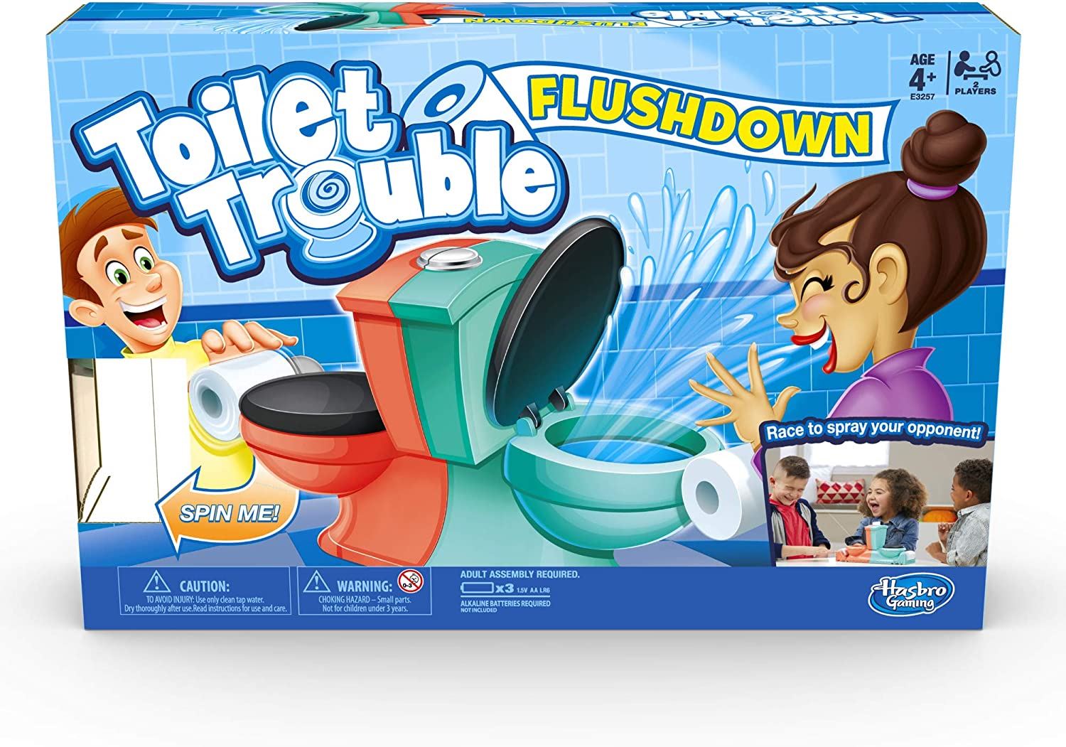 Toilet Trouble Flush down Kids Game 4+ Years by Hasbro - The Magic Toy Shop