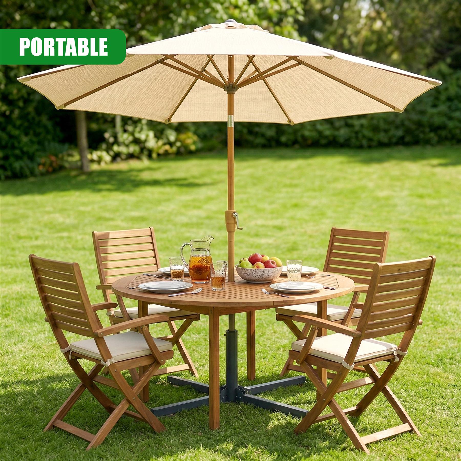 Metal Foldable Parasol Base