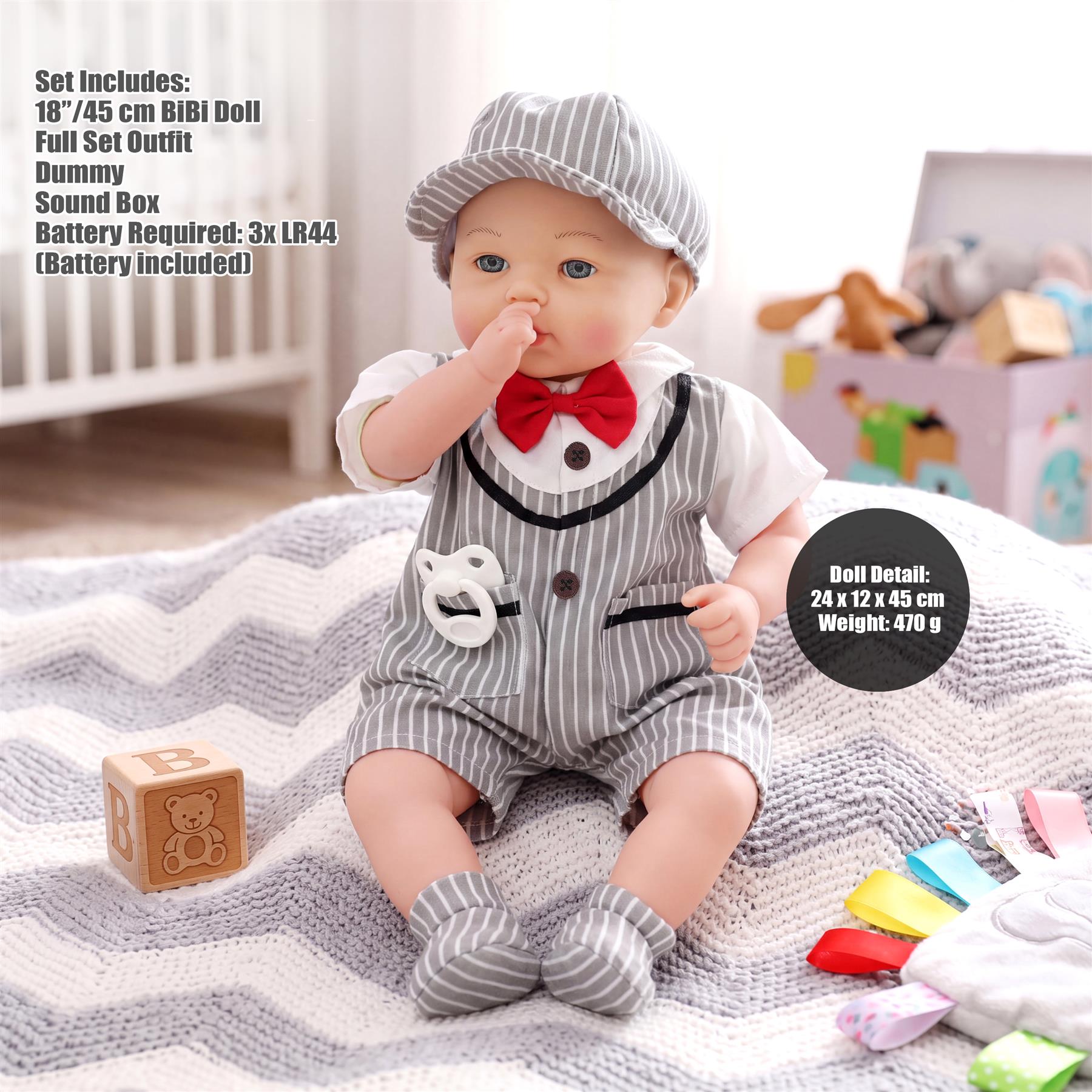 BiBi Baby Doll - Charlie (45 cm / 18")