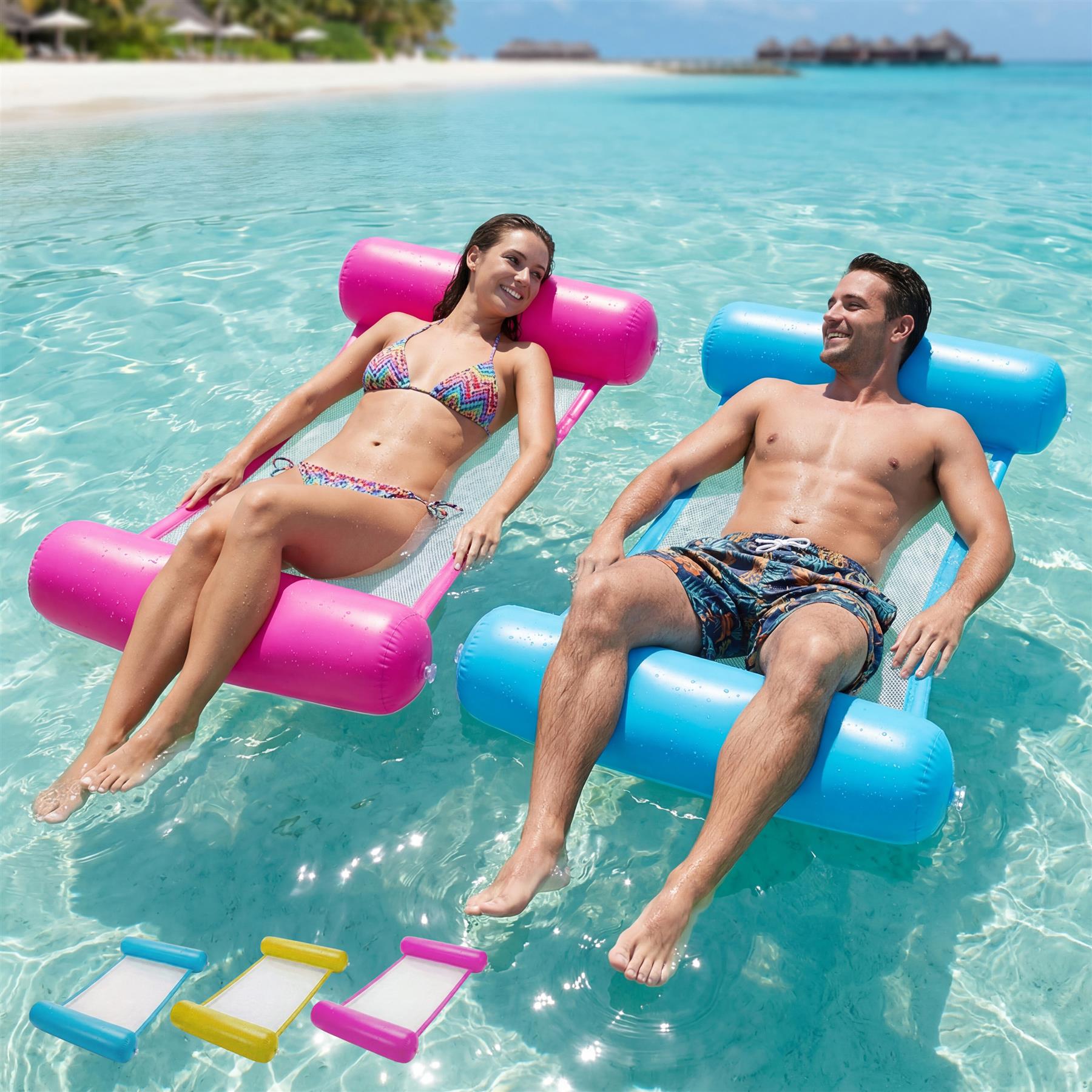 Floating Inflatble Water Hammock Set of 2