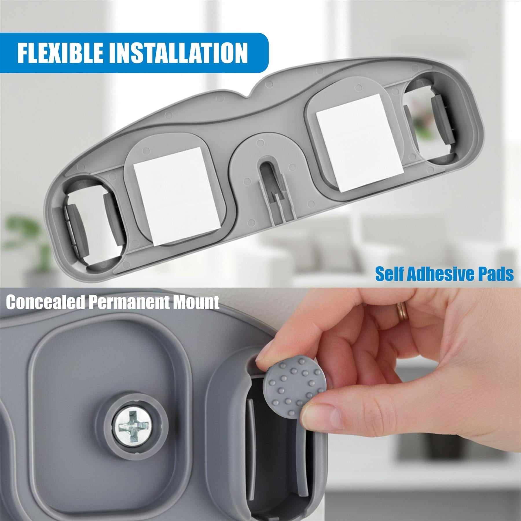 Wall Mounted Mop & Broom Holder