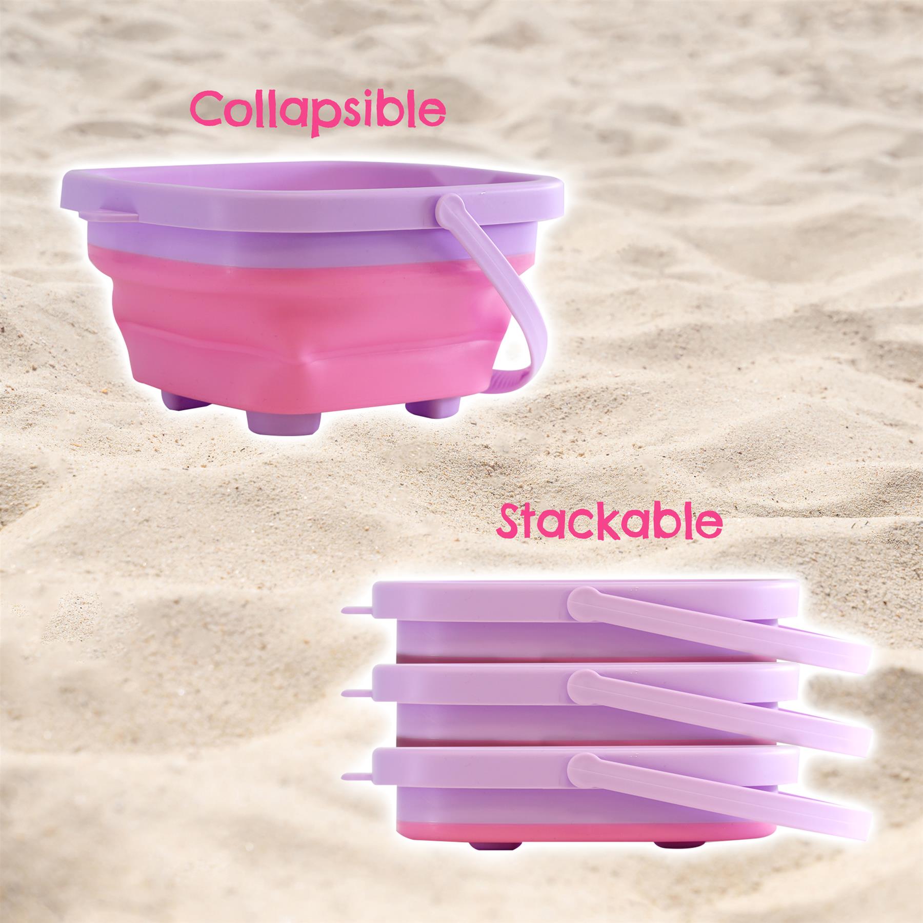 Collapsible Beach Buckets