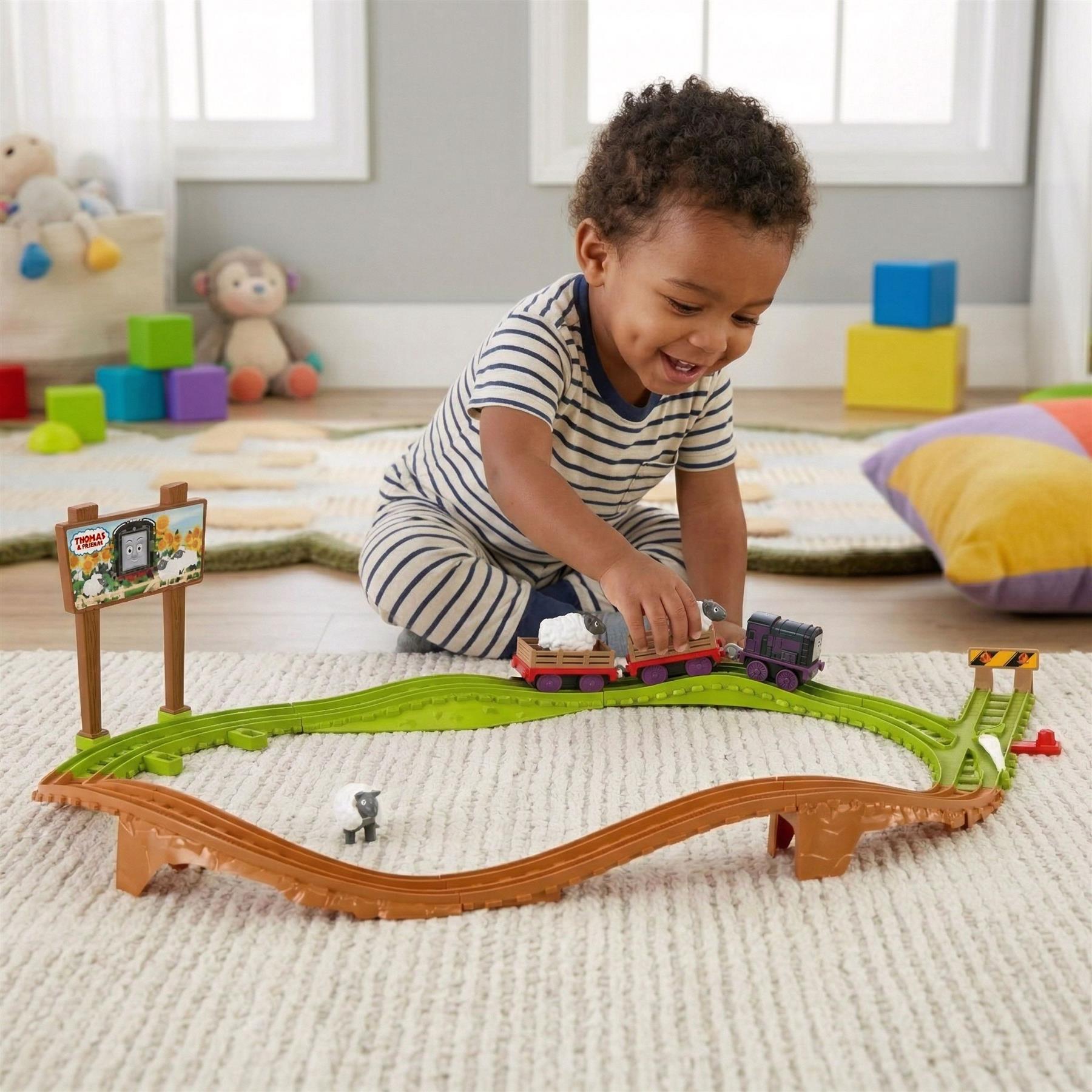 Fisher-Price Thomas & Friends 17 Piece Diesels Adventure Train & Track Set