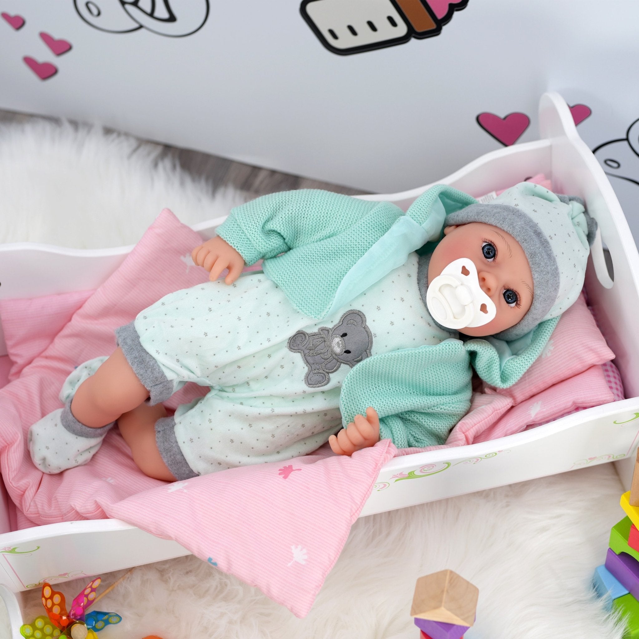BiBi Baby Doll - Mint (45 cm / 18") by BiBi Doll - The Magic Toy Shop