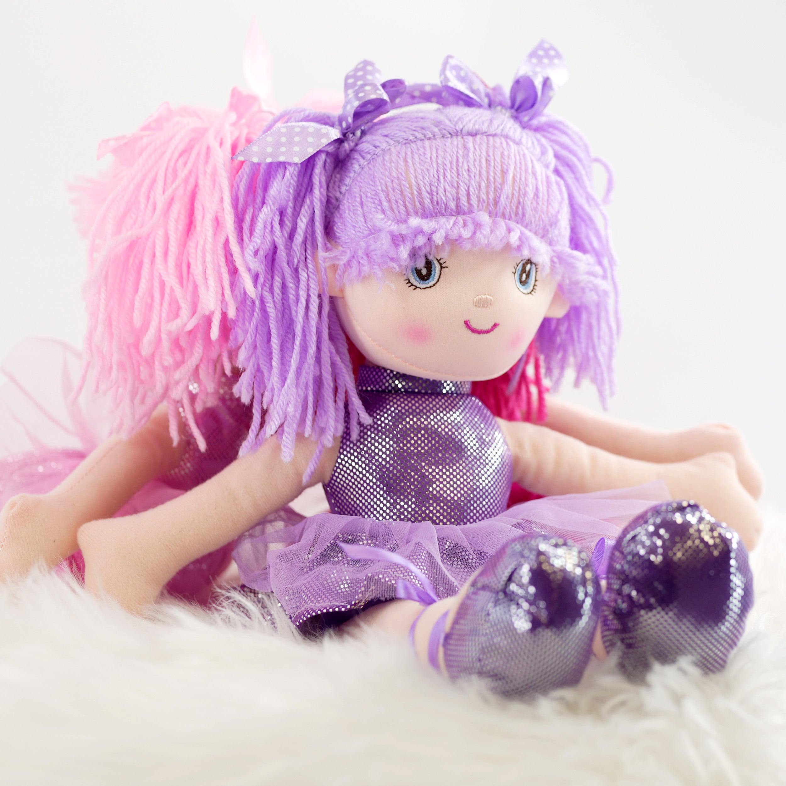 BiBi Doll Baby Doll Ballerina Rag Doll 16"