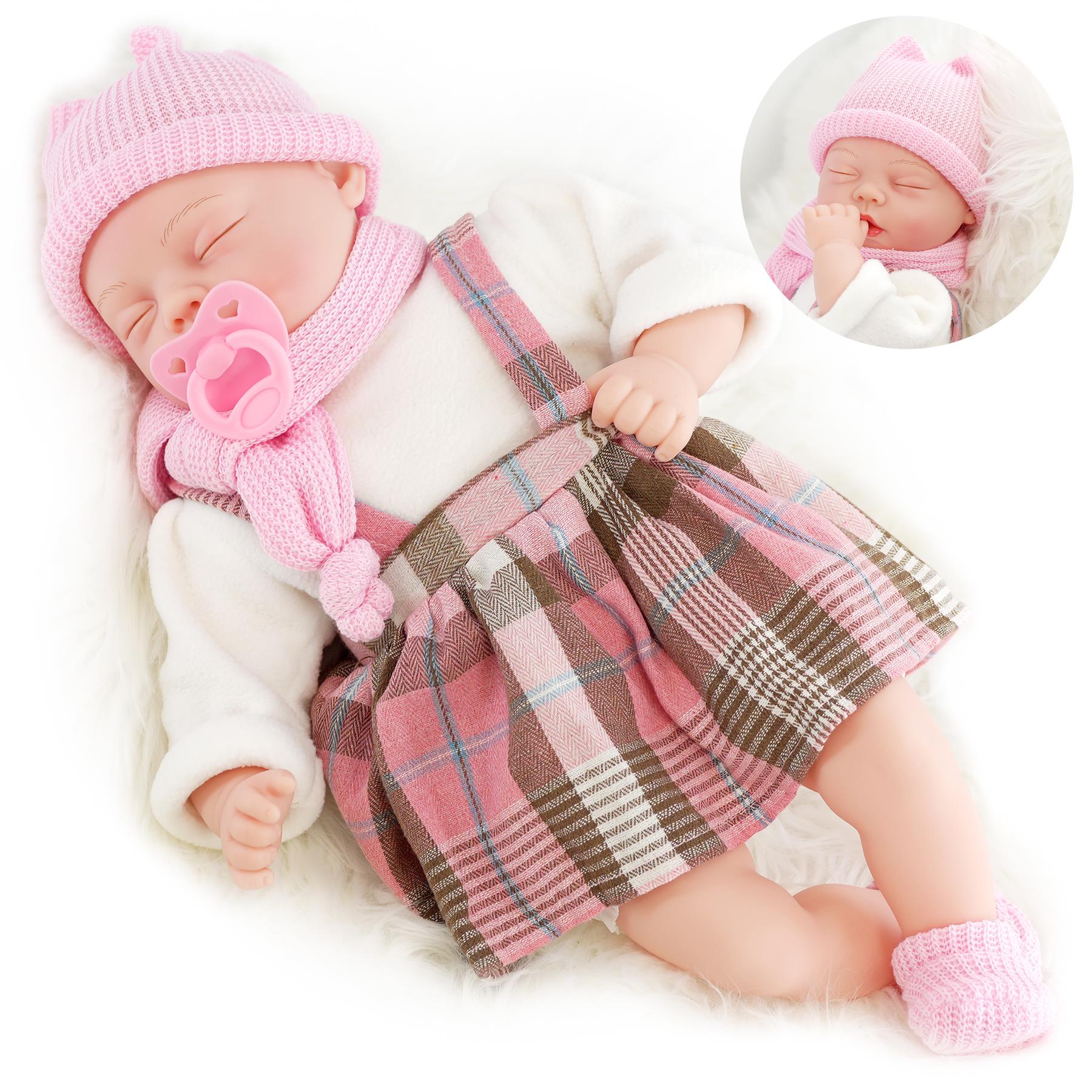 BiBi Doll Baby Doll BiBi Baby Doll - Pink Tartan (45 cm / 18")