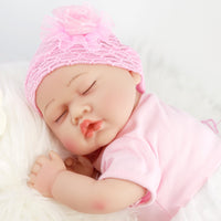 BiBi Doll Baby Doll Lifelike Reborn Baby Sleeping Girl Doll 17