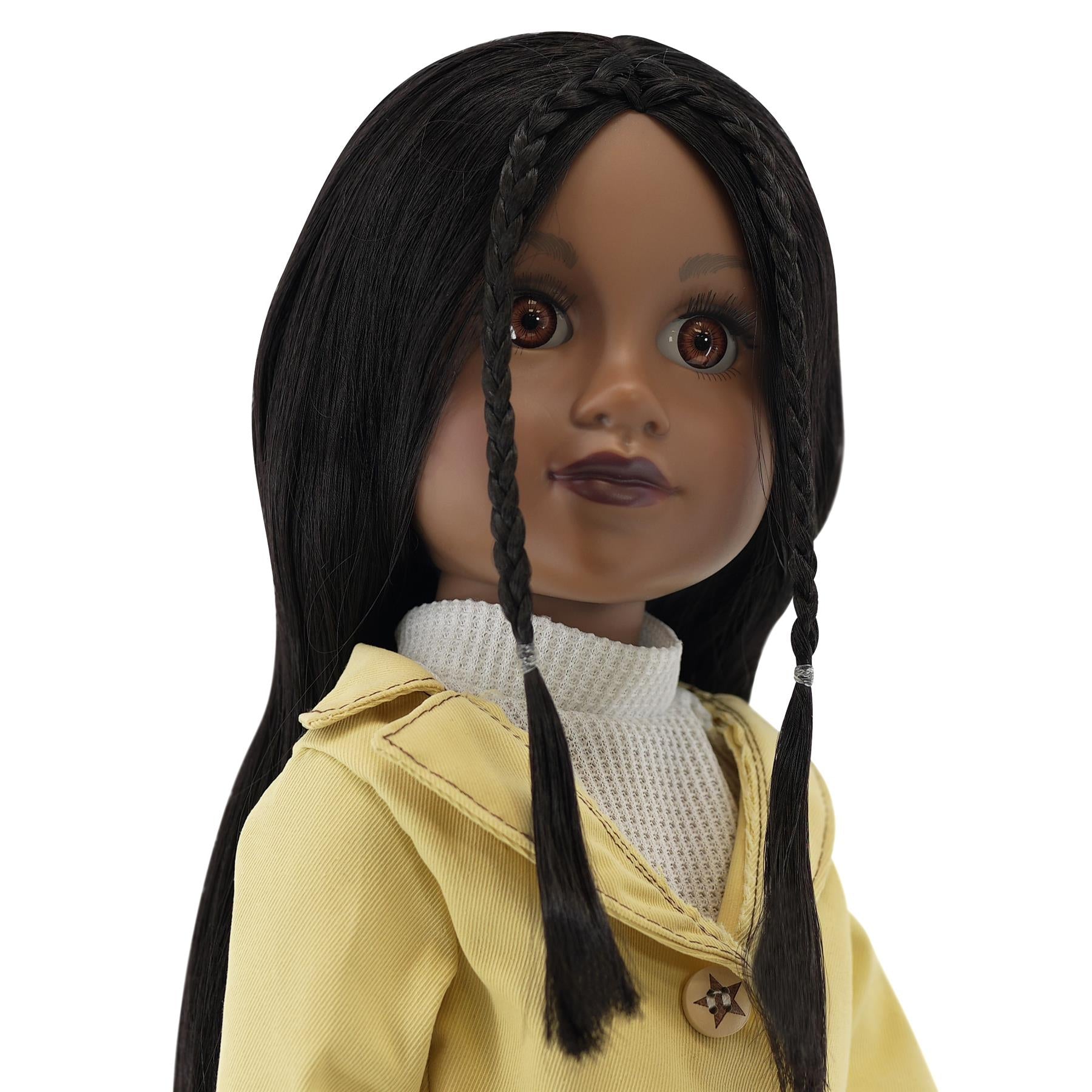 BiBi Doll Doll BiBi Fashion Black Doll "NAOMI" (47 cm / 18")