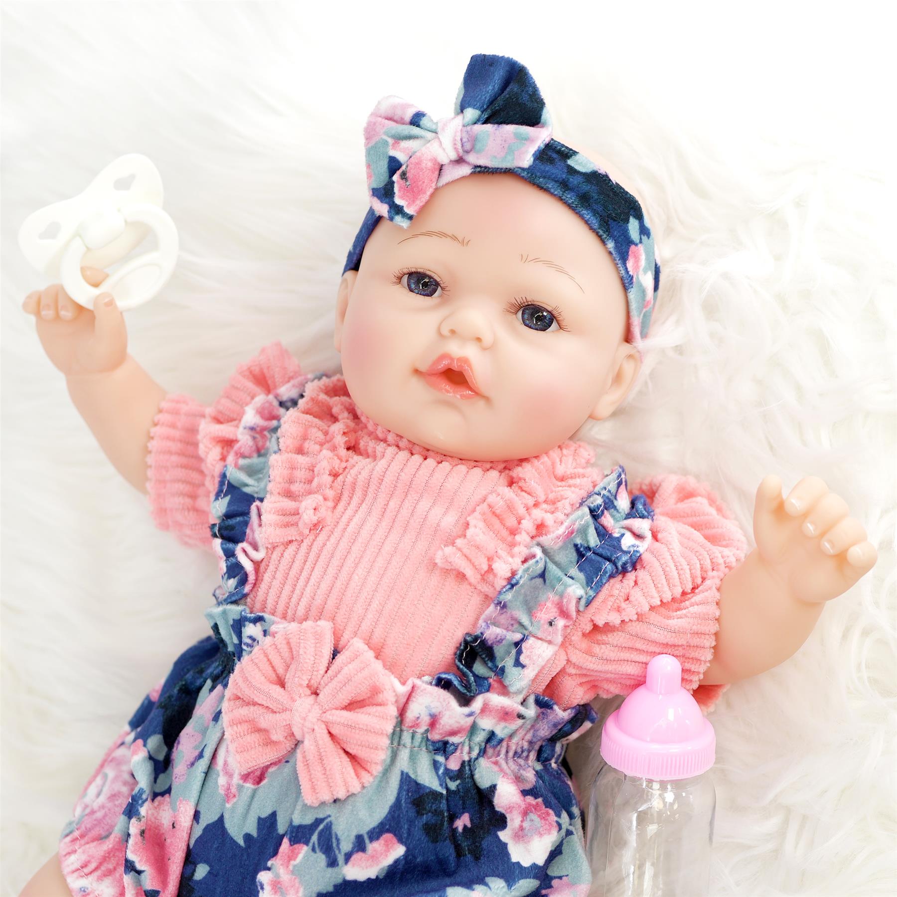 BiBi Doll Reborn Doll BiBi Doll Reborn Girl "Sweet Pea" (43 cm / 17")