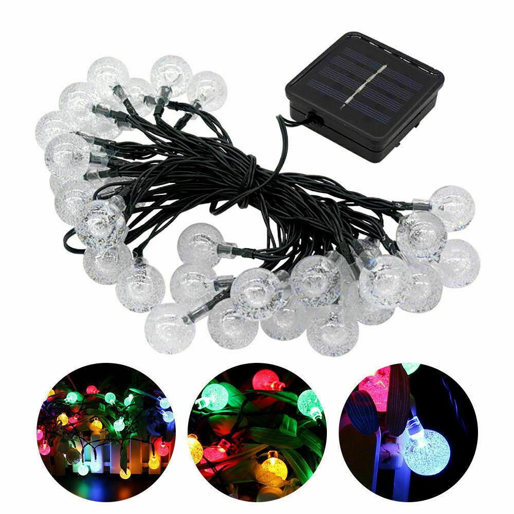 50 Crystal Ball Solar String Lights by Geezy - The Magic Toy Shop