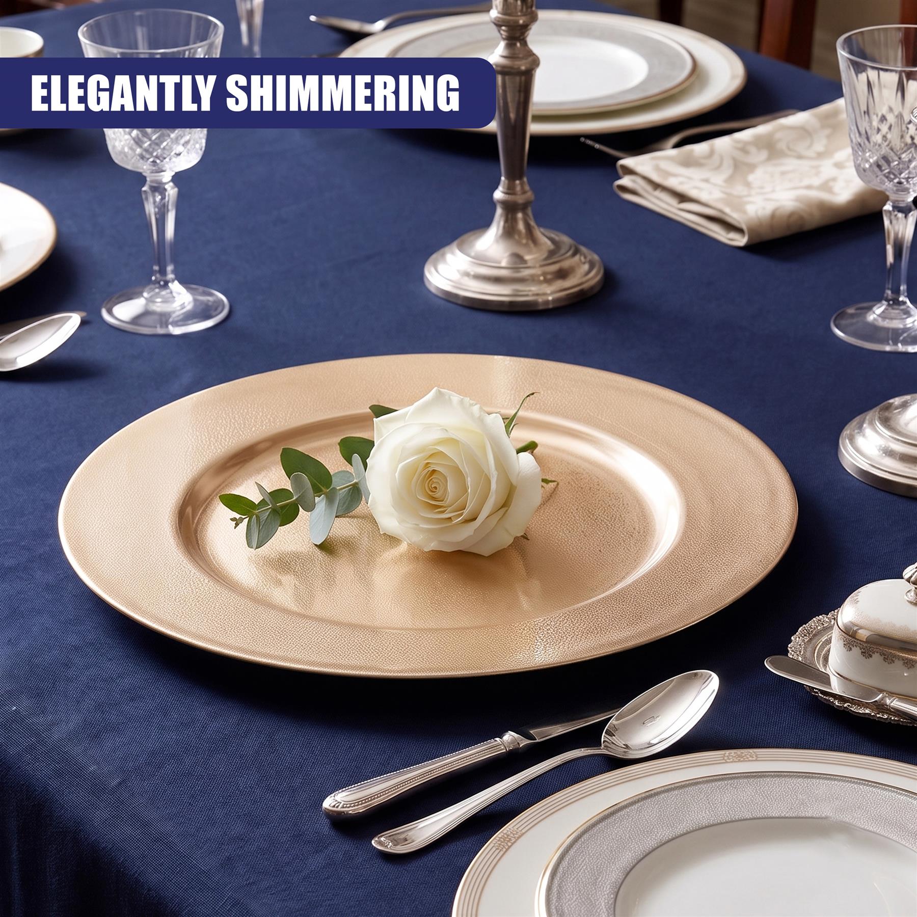 Set of 4 Charger Plates
