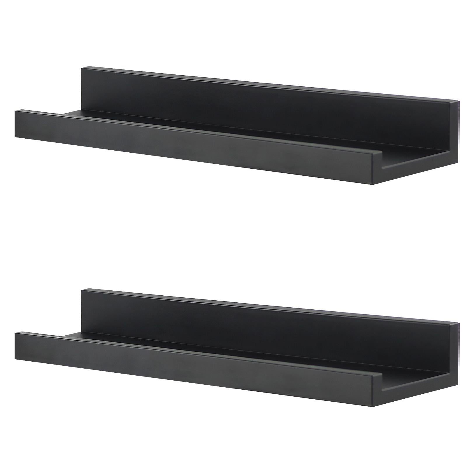 GEEZY Black Shelf 45 cm Pack 2