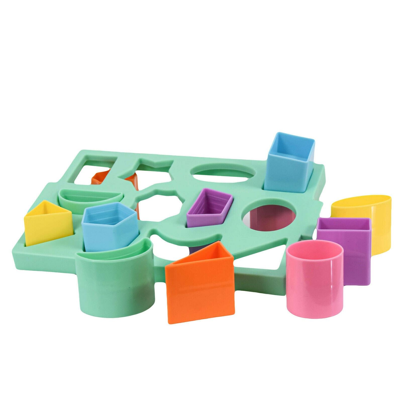 The Magic Toy Shop My 1st Sorting & Stacking Shapes Cups Rings Toy Set