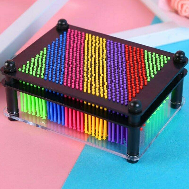 Rainbow 3D Plastic Pin Art by The Magic Toy Shop - The Magic Toy Shop