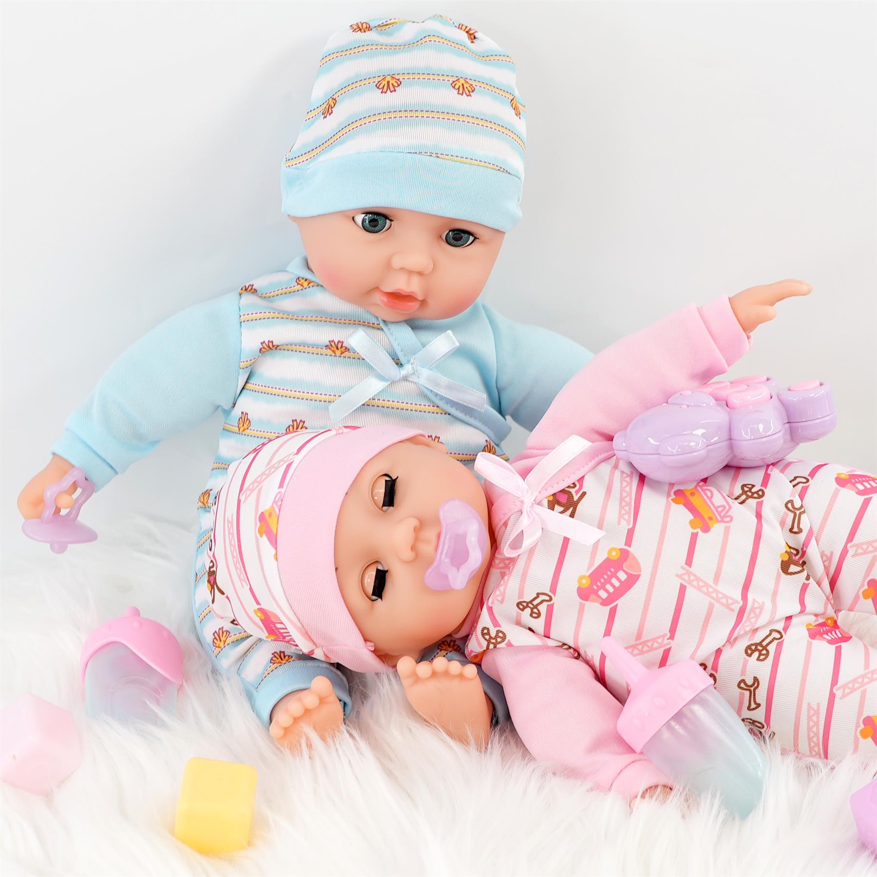 Twins Baby Girl & Boy Dolls by The Magic Toy Shop - The Magic Toy Shop