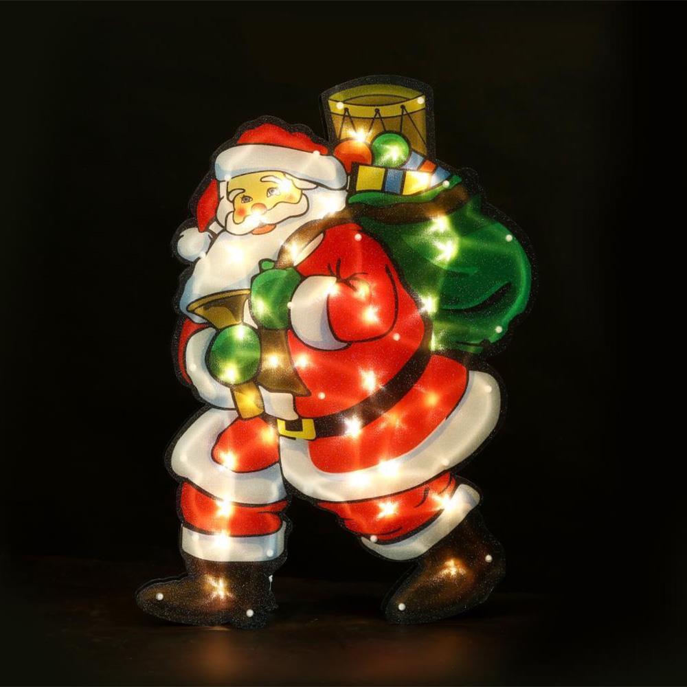 Christmas Silhouette Lights Santa with Gift by GEEZY - The Magic Toy Shop