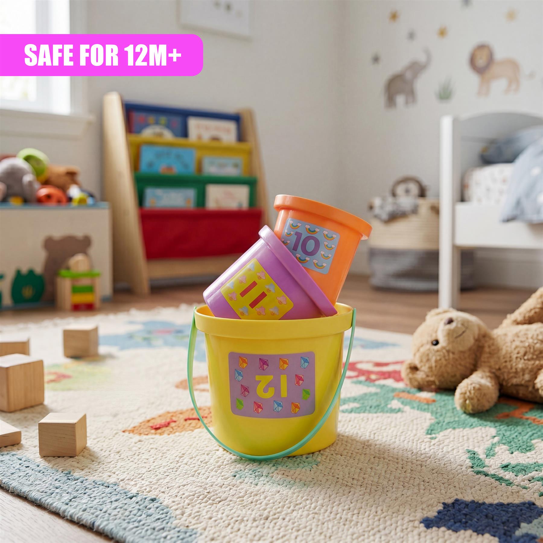 Poppy The Unicorn Stacking Cups