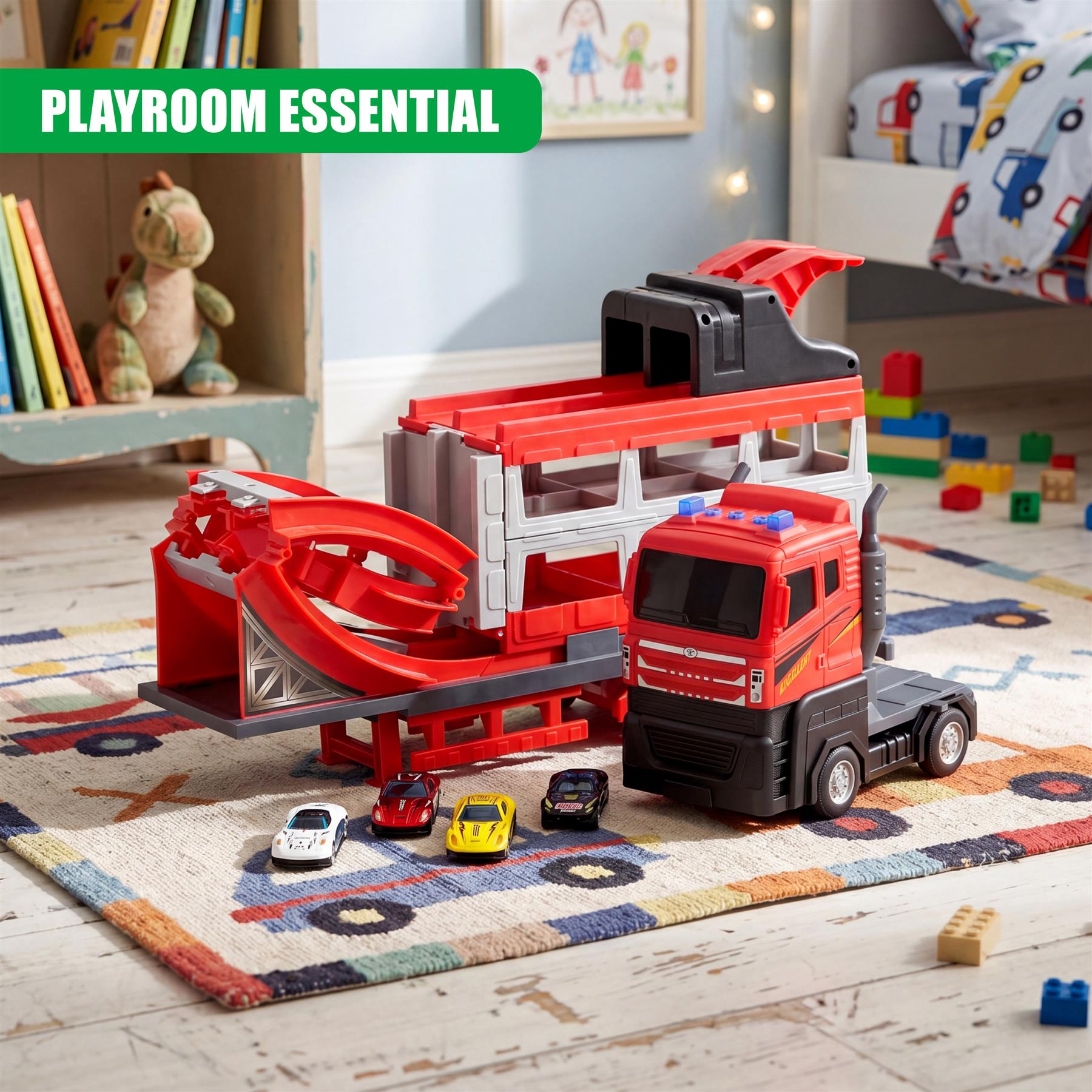 Transport Catapult Truck with 4 Cars