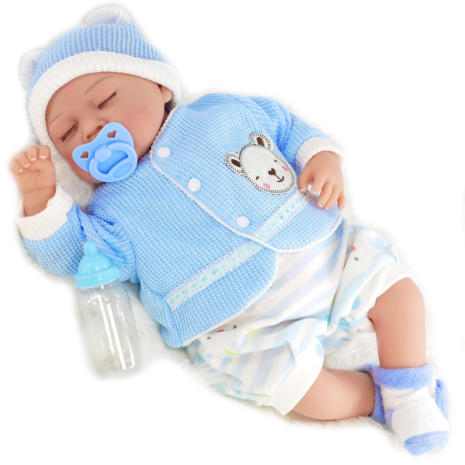 BiBi Doll BiBi Doll Reborn Sleeping Boy "Periwinkle" (50 cm / 20")