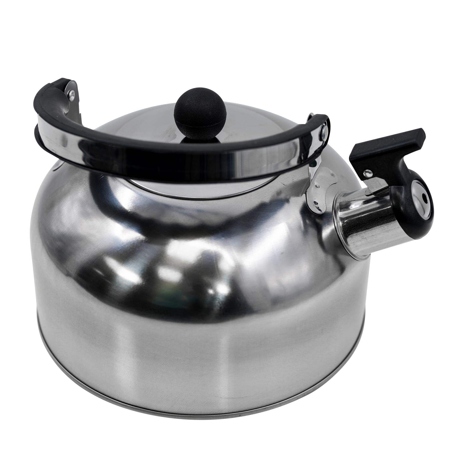 GEEZY 2.5 L Stainless Steel Whistling Camping Kettle