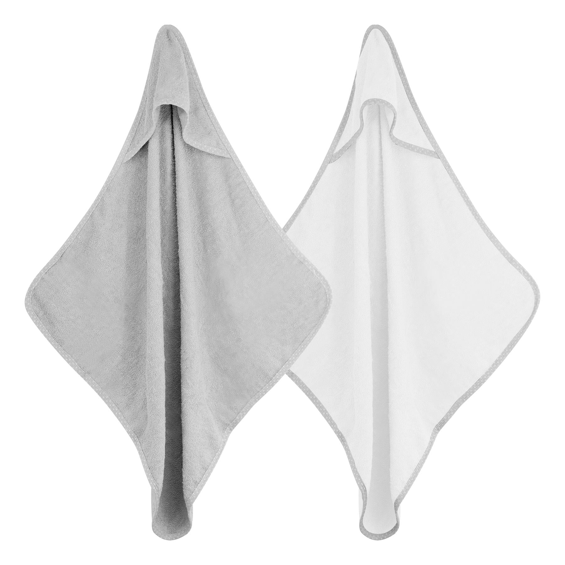 Pack of 2 Hooded Baby Bath Towels