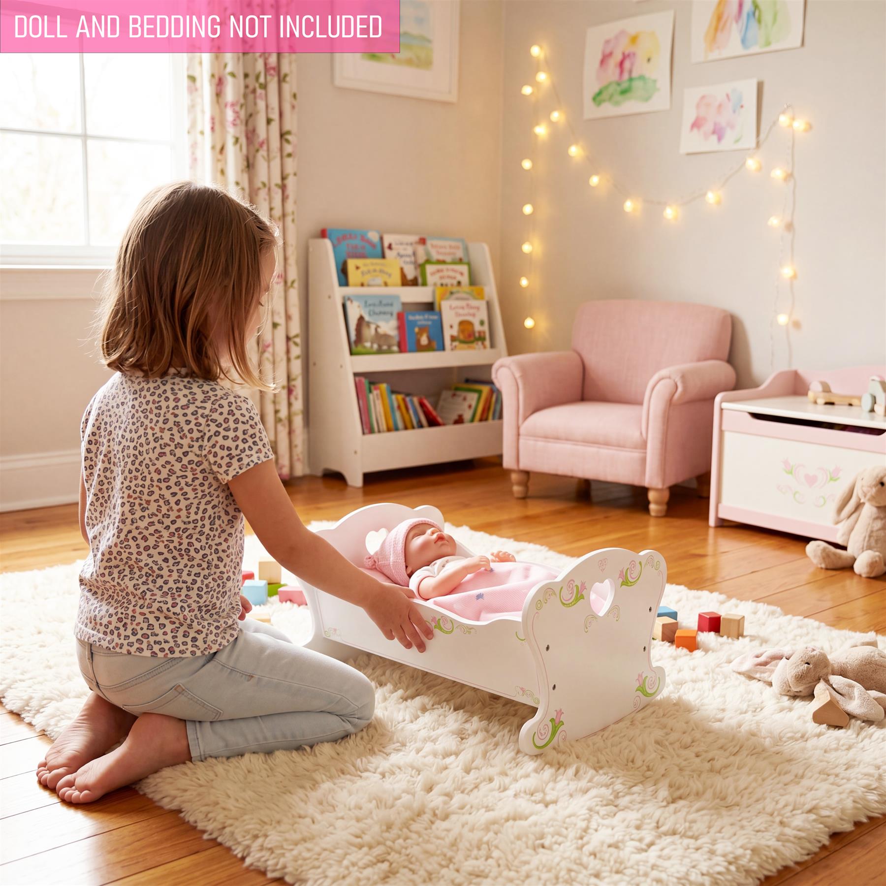 BiBi Furniture - Doll Wooden Cradle