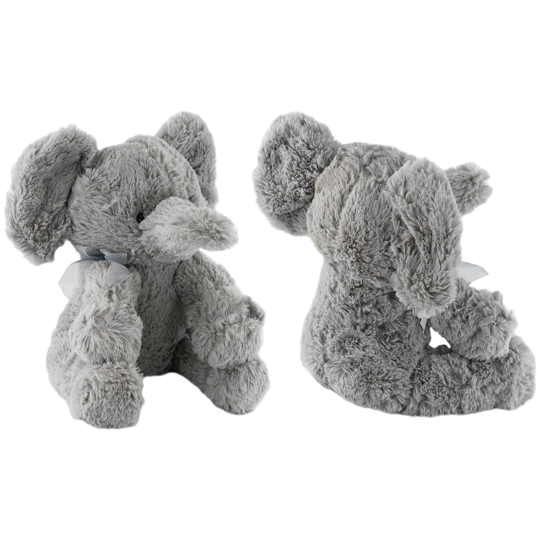 Grey Plush Elephant Soft Toys