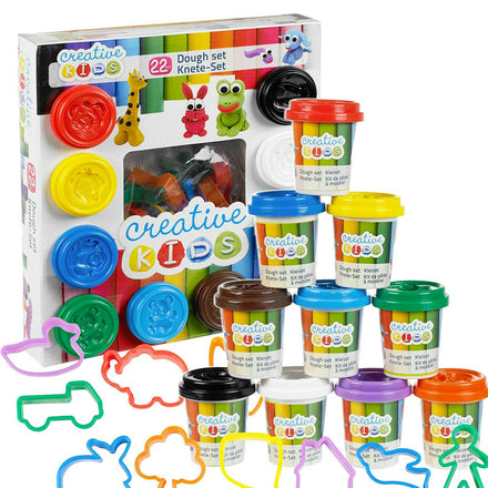 22 Pieces Play Dough Set & Accessories by The Magic Toy Shop - The Magic Toy Shop