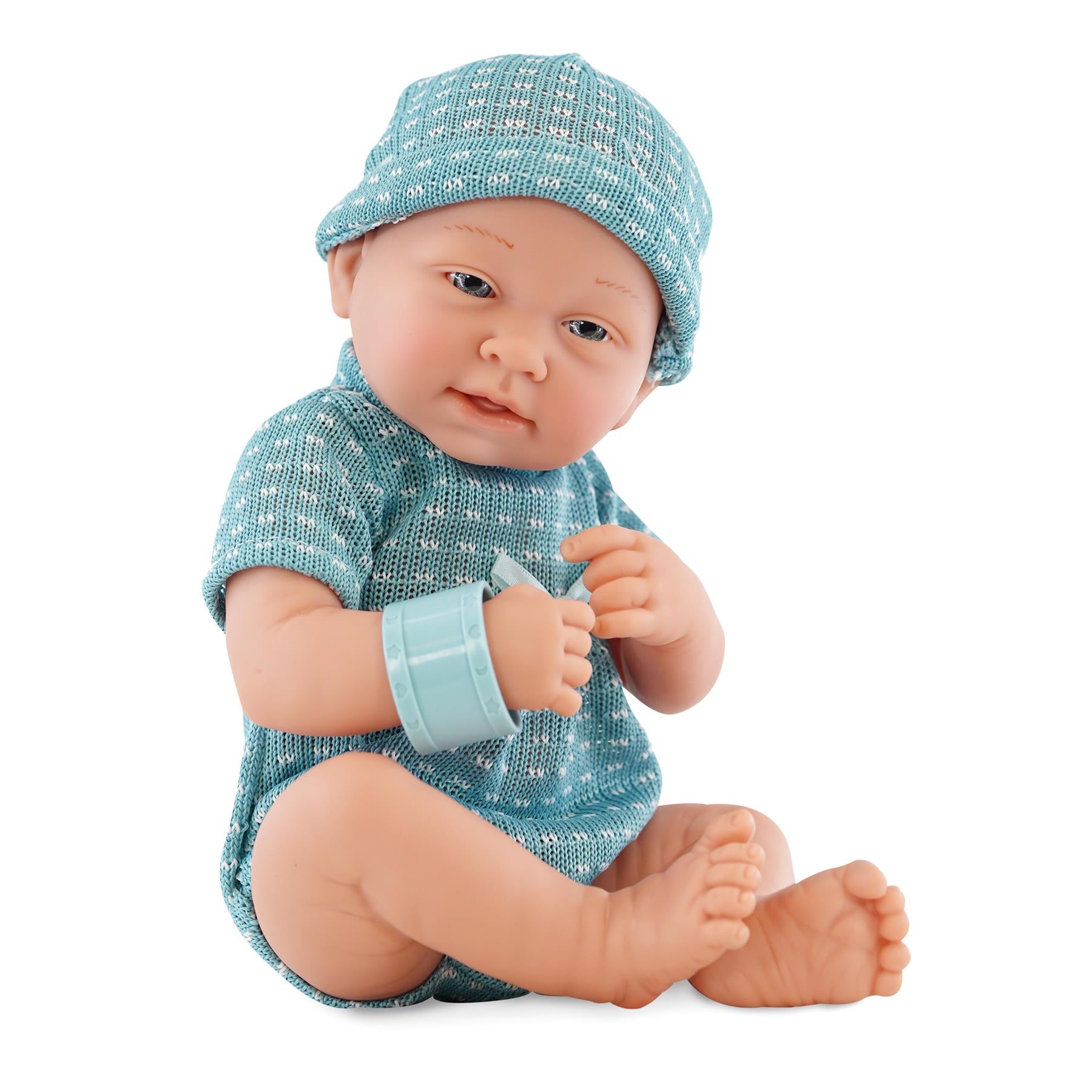 The Magic Toy Shop BiBi Doll Newborn Boy & Accessories (35 cm / 14")