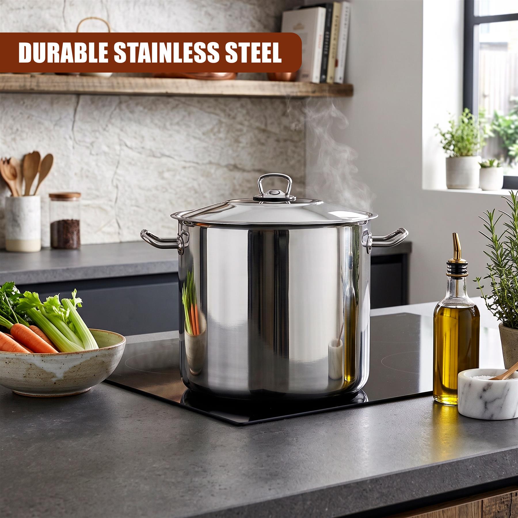 Arian Gastro Stock Pot - 17 L