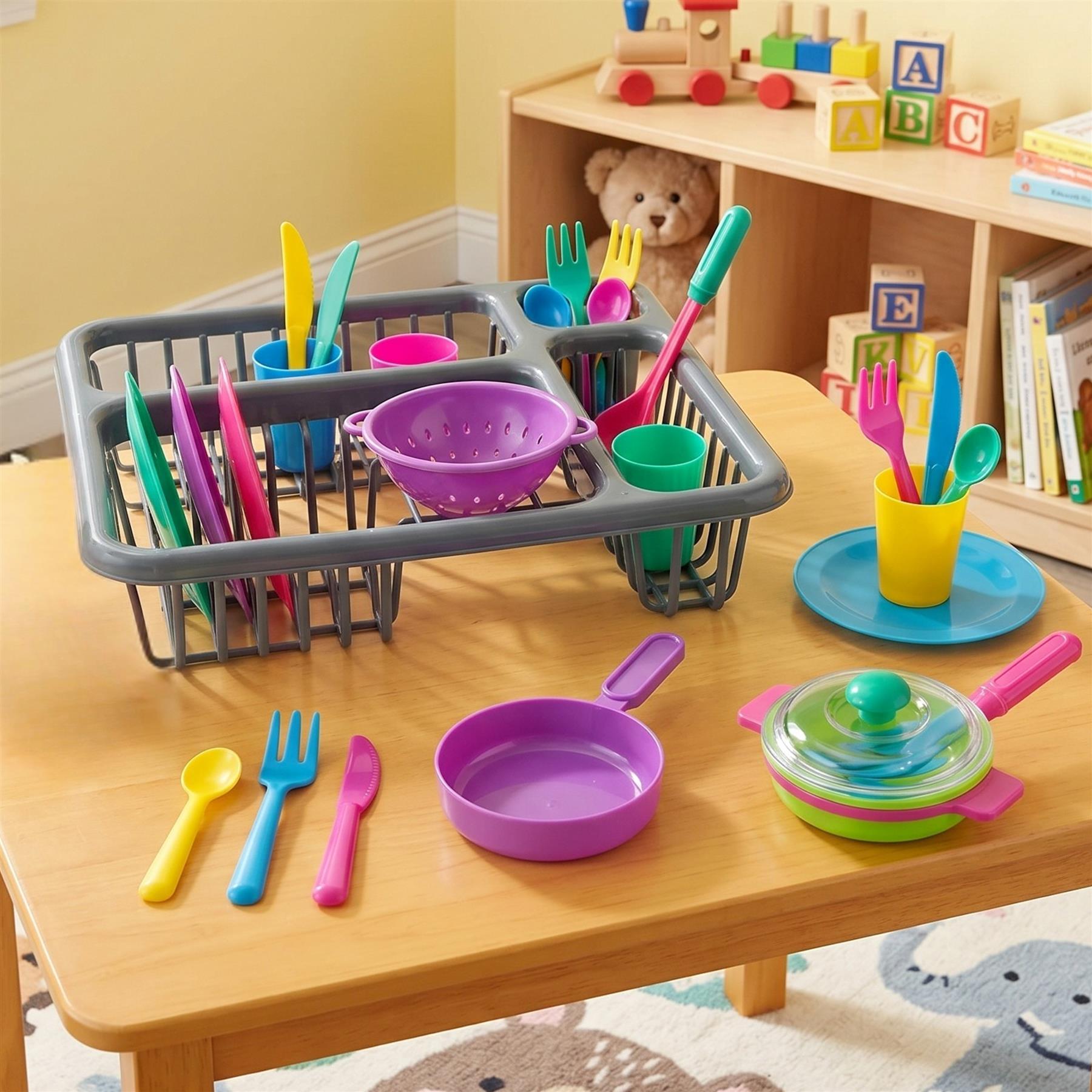 27 Piece Washing Up Playset