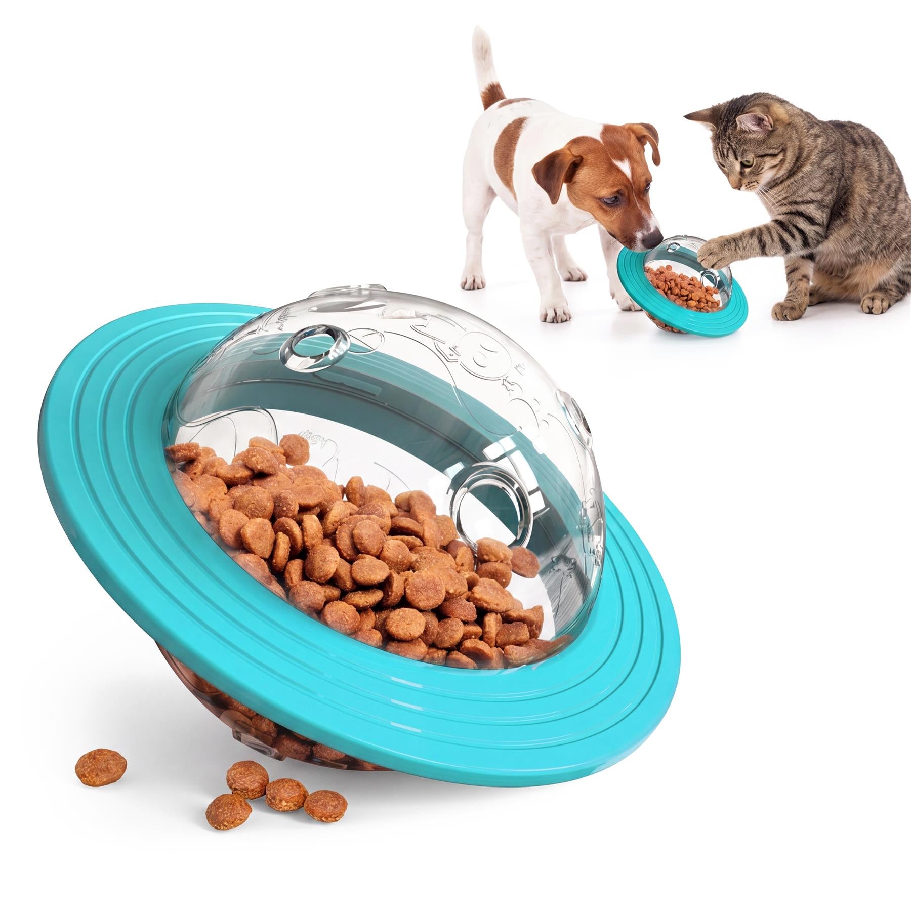 Pet Treat Dispenser Ball Toy