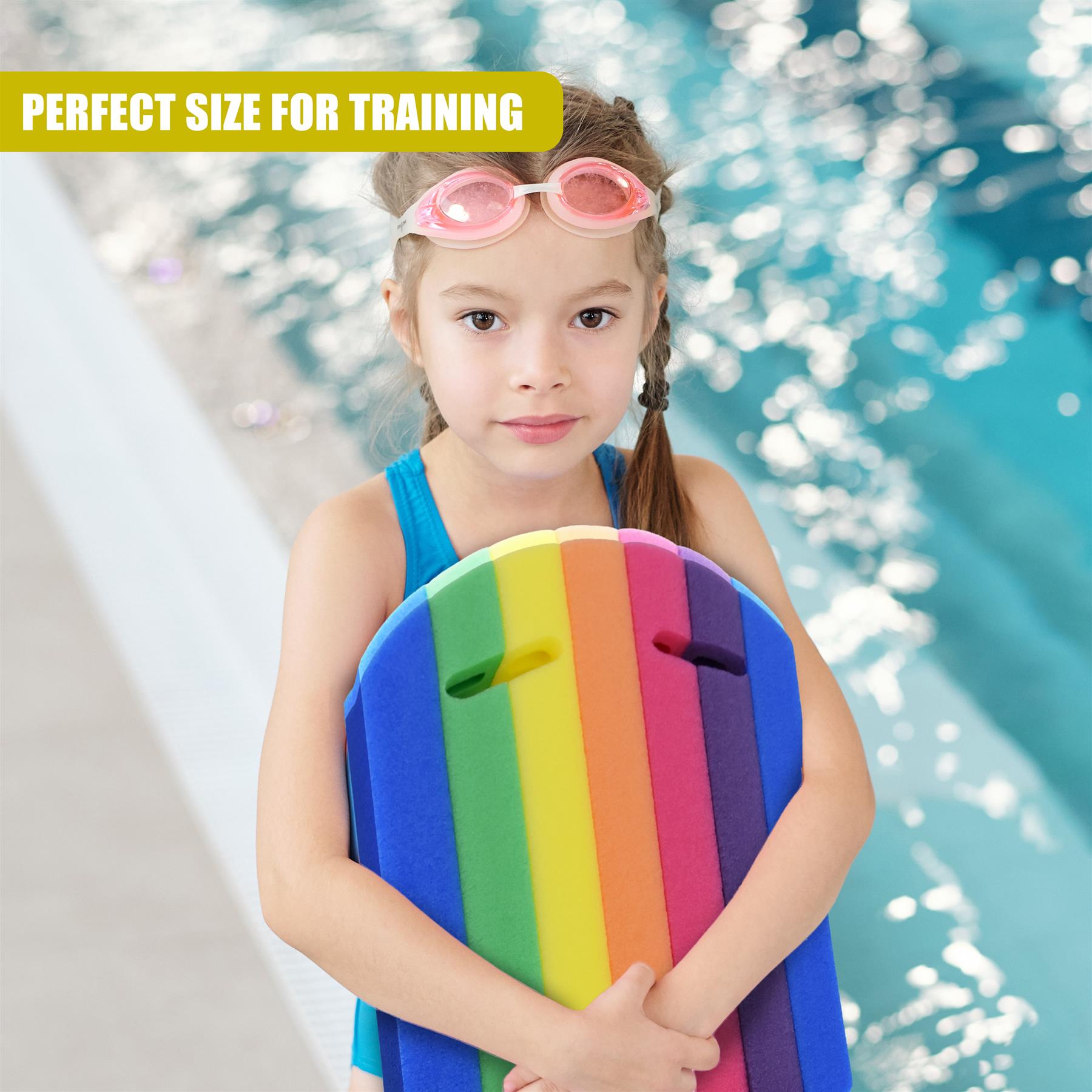 Rainbow Eva Foam Kickboard by Geezy - The Magic Toy Shop