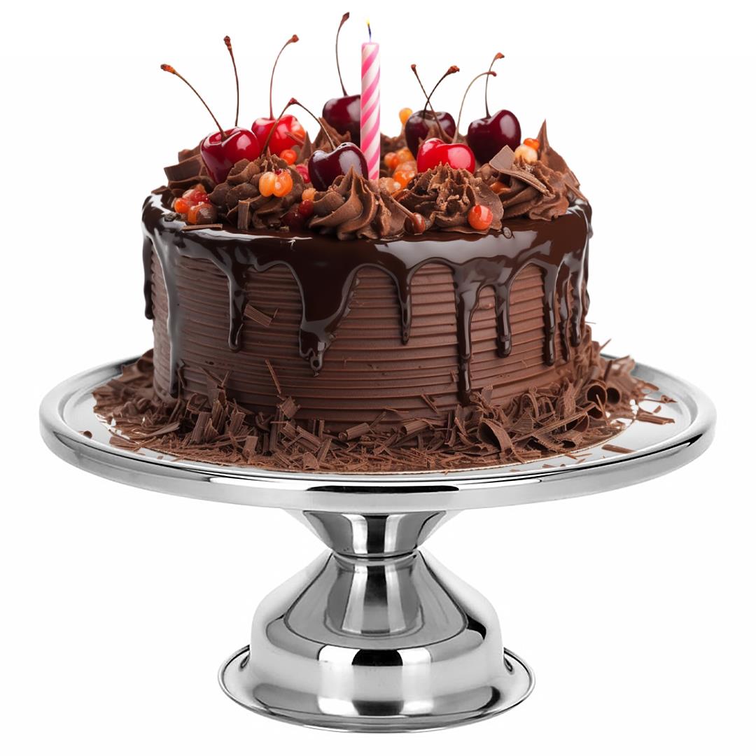 Stainless Steel Cake Stand 33 cm by GEEZY - The Magic Toy Shop