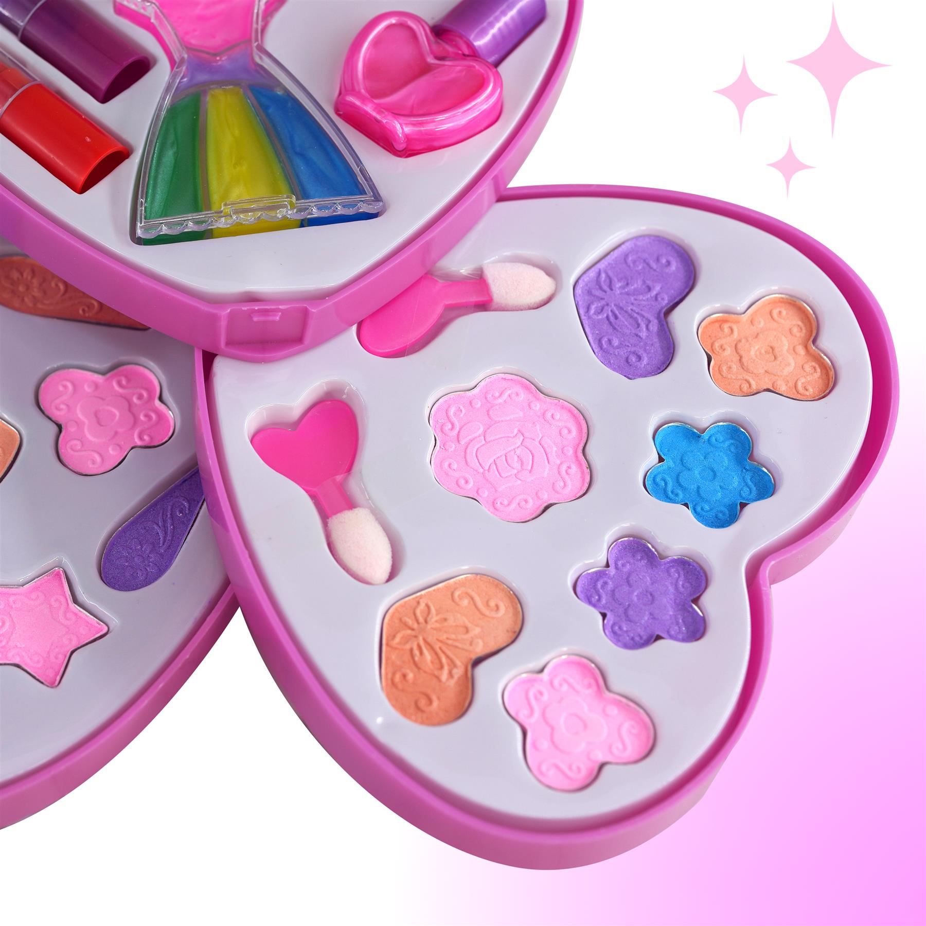 3 Tier Girls Make Up Play Set With Mirror by The Magic Toy Shop - The Magic Toy Shop
