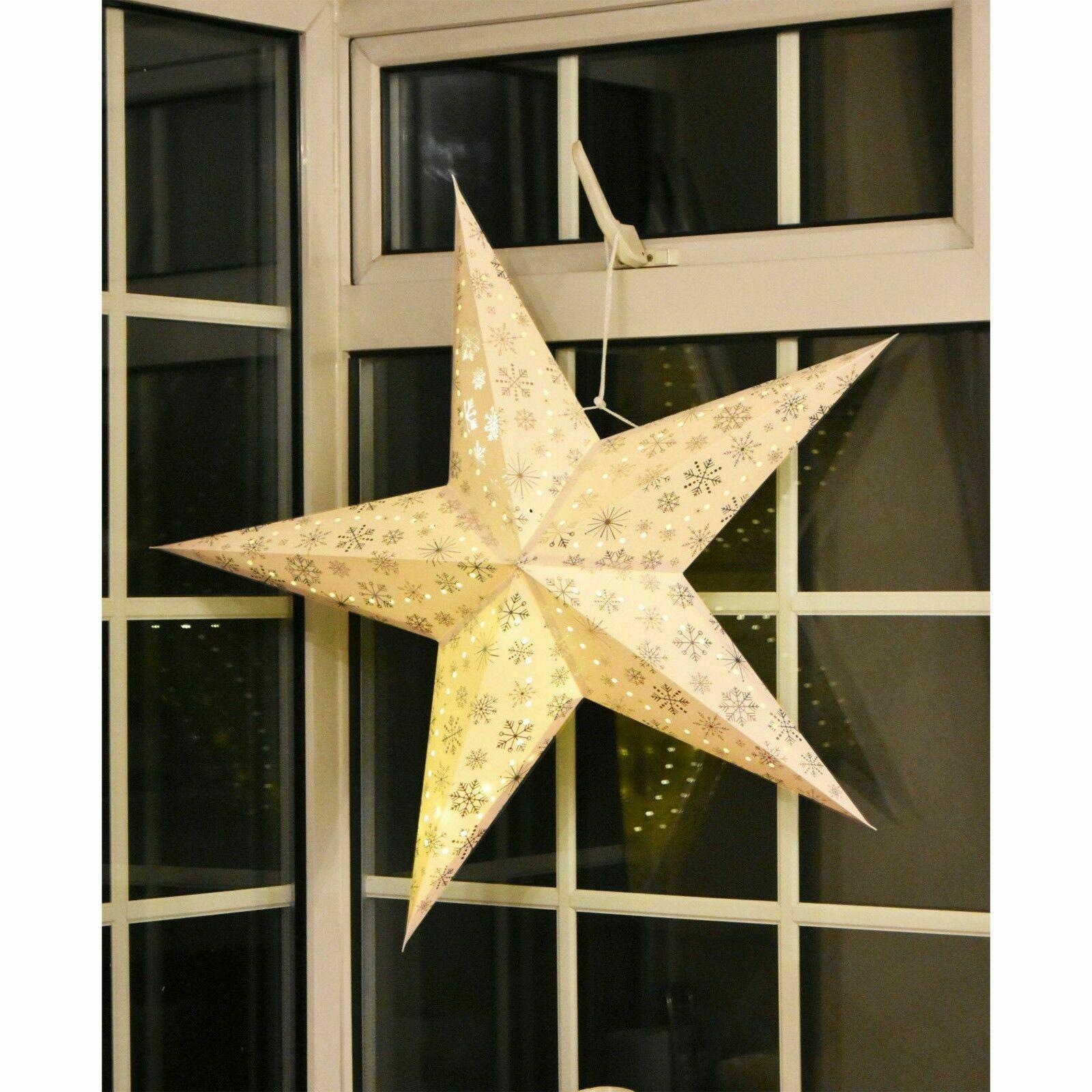 Geezy Paper Led White 40 cm Star