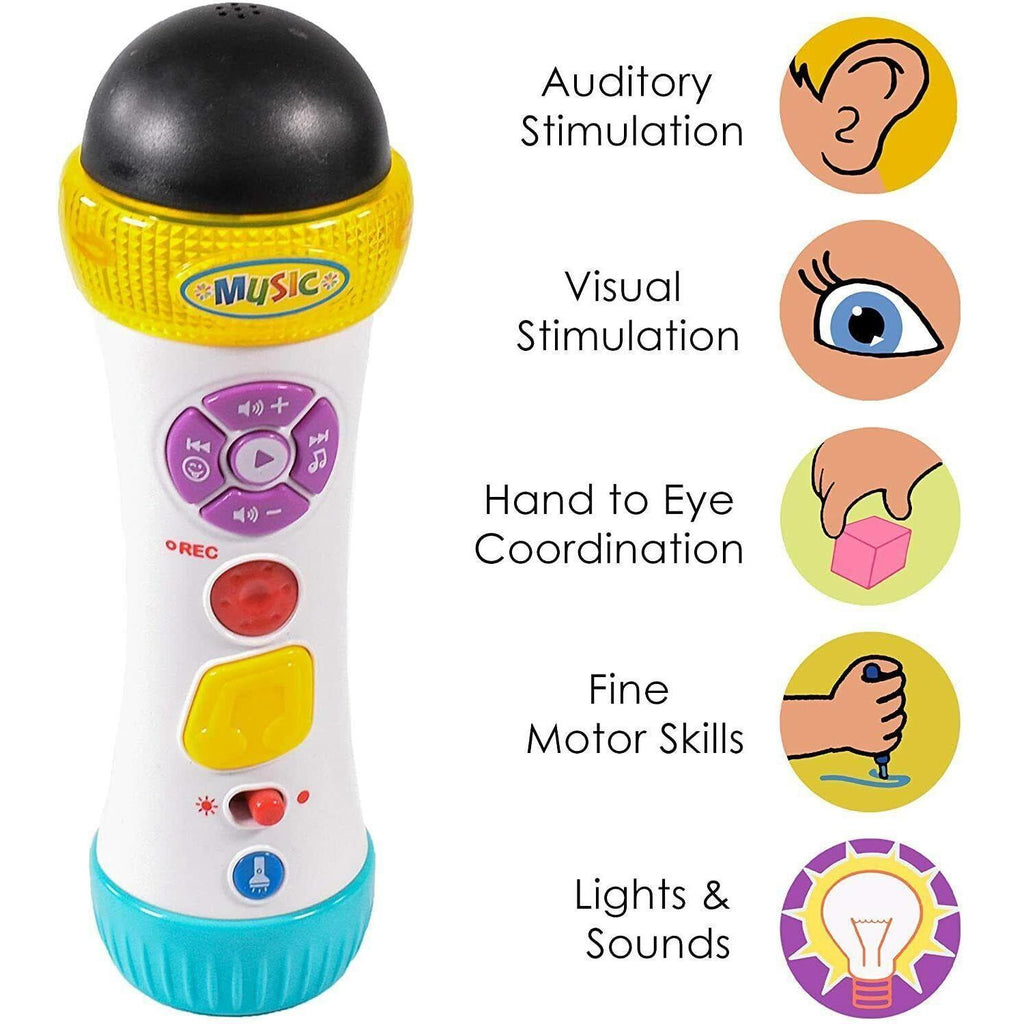 Child Microphone Reverb Musical Recording Microphone Baby Toy by The Magic Toy Shop | The Magic ...