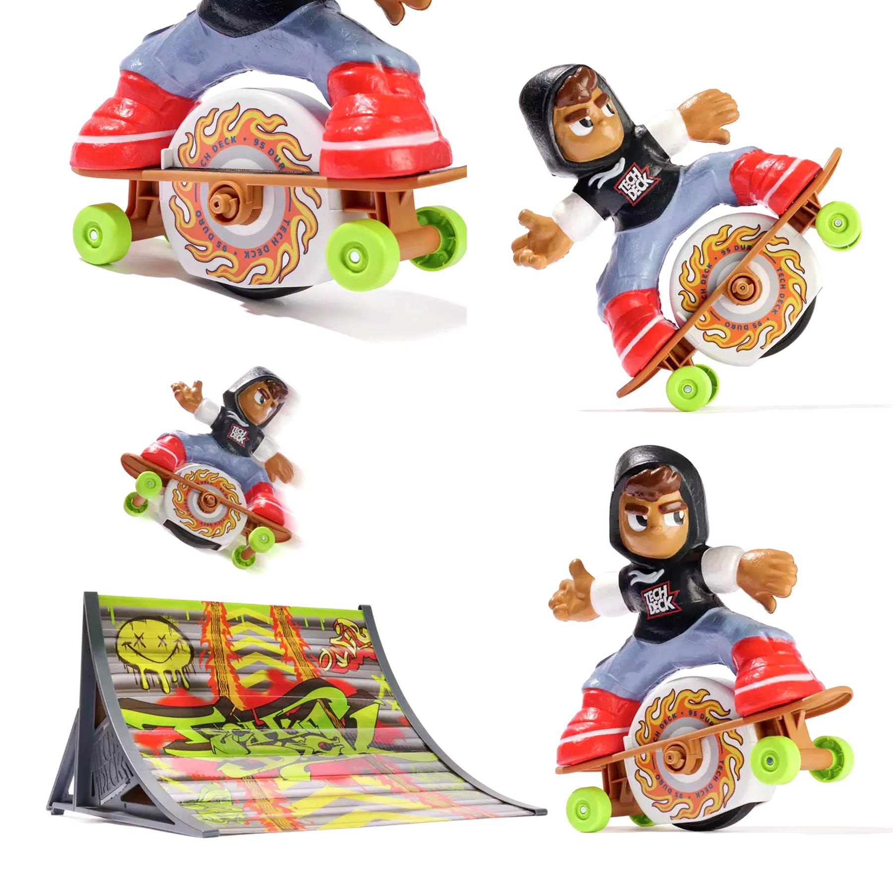 Tech Deck Shred N' Blast Motorised Skateboard & Ramp Set