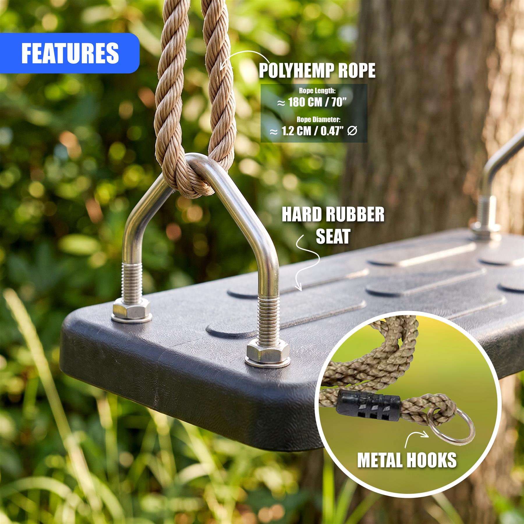 Rubber Swing Seat